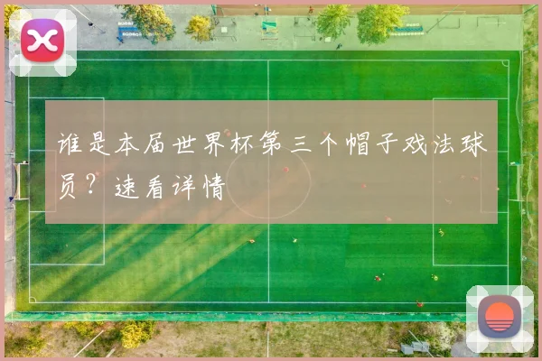 谁是本届世界杯第三个帽子戏法球员?速看详情